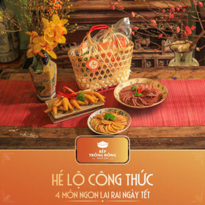 Hé lộ công thức 4 món ngon lai rai ngày Tết từ bếp trưởng Trống Đồng Palace