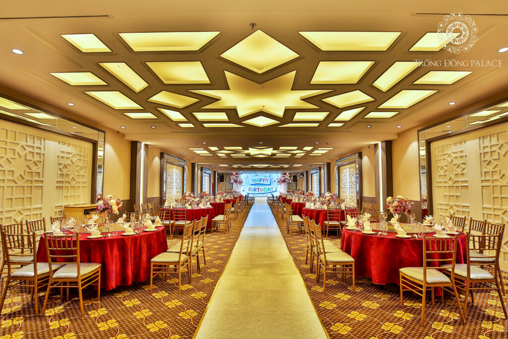 Trống Đồng Palace Nam Định là địa điểm hội nghị, tiệc cưới với kiến trúc tinh tế và không gian sang trọng nhất nhì Thành Nam.