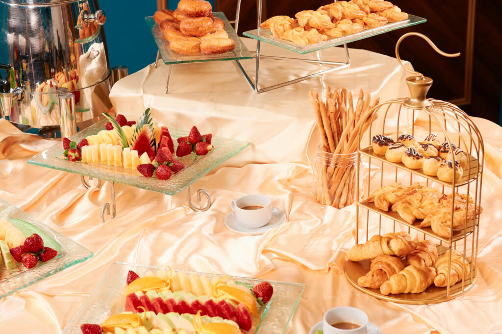 ý tưởng tổ chức sự kiện, trung tâm tổ chức sự kiện, trống đồng palace, tiệc trà, tea break
