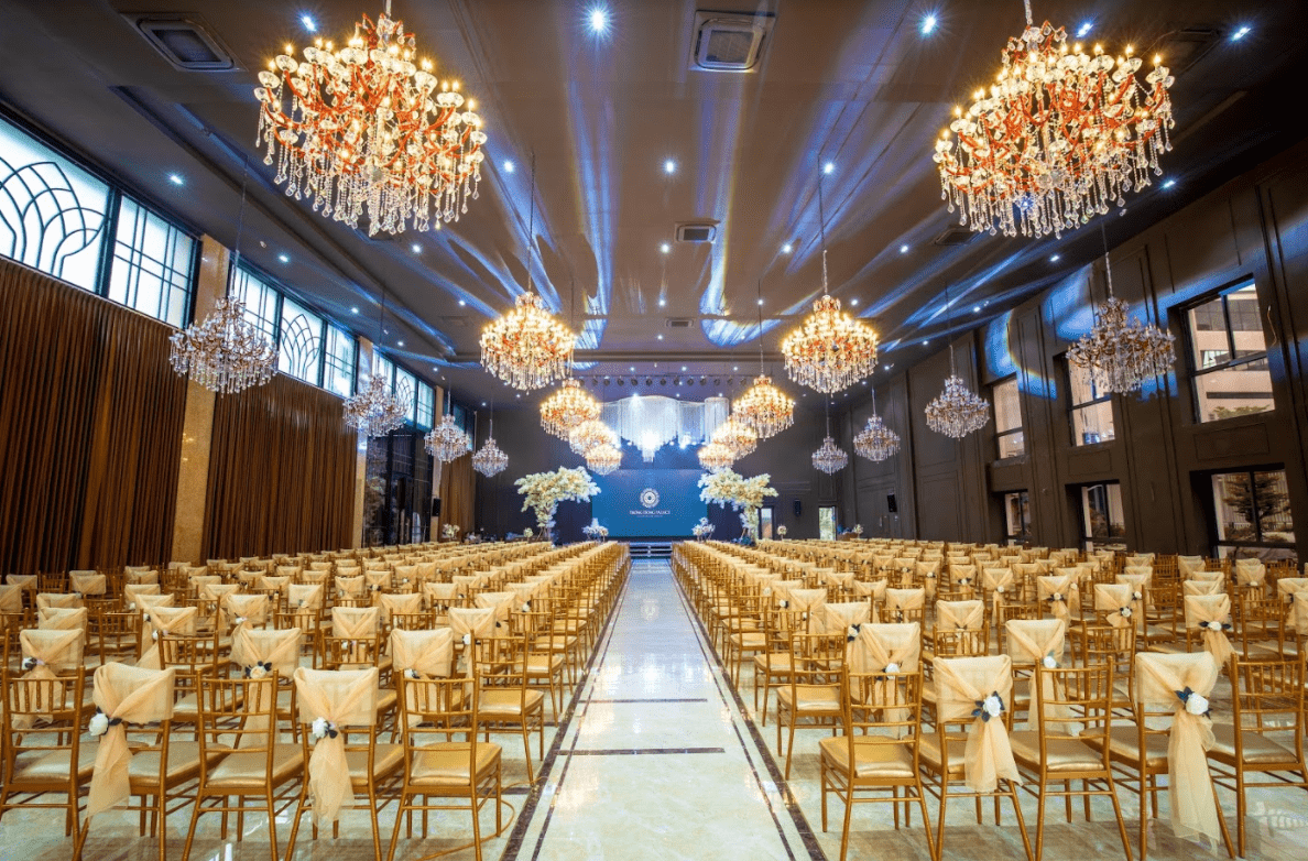 Trống Đồng Palace sở hữu những không gian tiệc đẳng cấp sang trọng