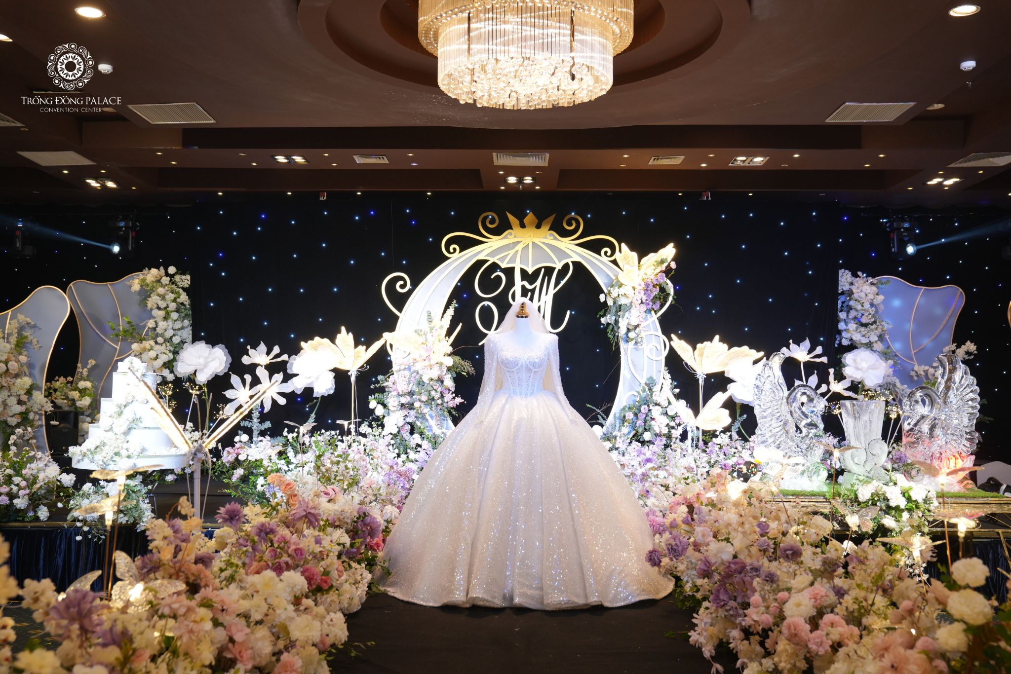 Phong cách trang trí tại nhà hàng tiệc cưới Trống Đồng